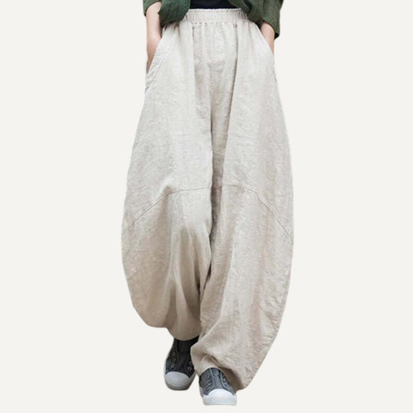 Pantalones Bombachos Cargo Elasticos Trusas Yoga Casual Deportivo Oversize Amplios Algodon Mujer