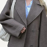Blazer Chaqueta Mujer Dama Abrigo Forma Elegante Urbano Otoño Invierno