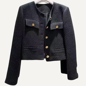 Chaqueta chamarra campera casaca elegante de lana para mujer