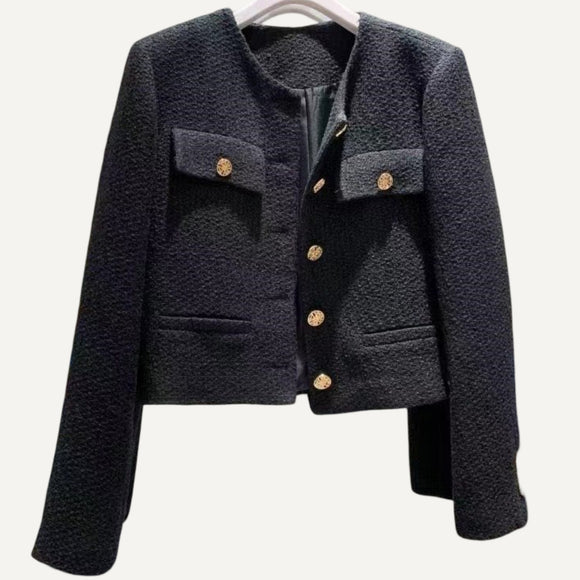 Chaqueta chamarra campera casaca elegante de lana para mujer