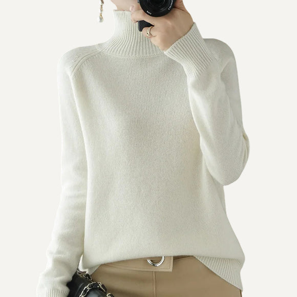 Sueter Cachemira Abrigo Tejido Mujer Dama Elegante Formal Casual Otoño Invierno Varios Colores