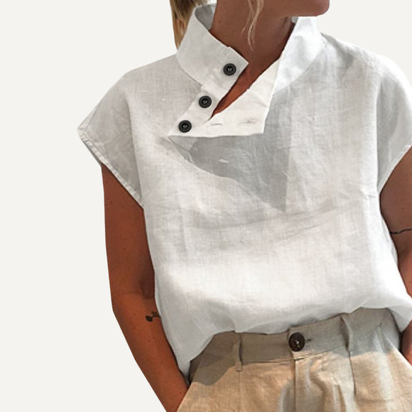 Camisa Blusa Loof Lino Loose (52% off - Sólo 48hs!)