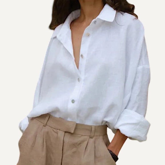 Camisa Mujer Ligera Fresca Primavera Verano Casual Versatil Comoda Urbana Playa Varios Colores