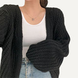 Cárdigan de lana. Suéter para mujer. Streetwear