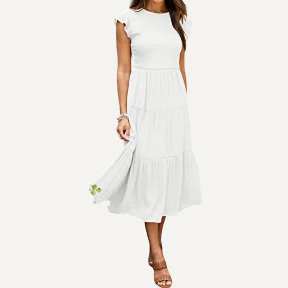 Vestido Largo Solero Mujer Primavera Verano Casual Elegante Varios Colores