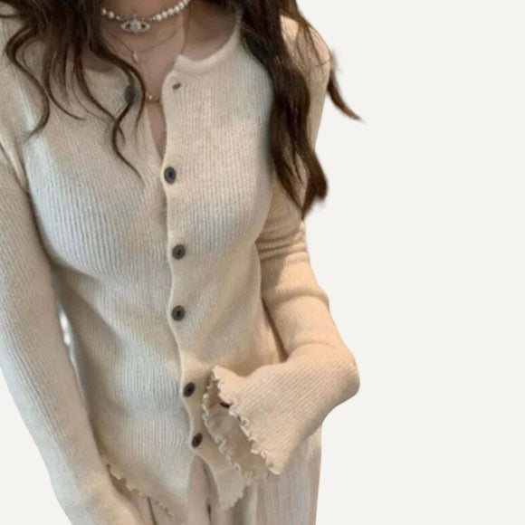 Cardigan Mujer Sweater Fashion Estilo Coreano Otoño Jersey Casual