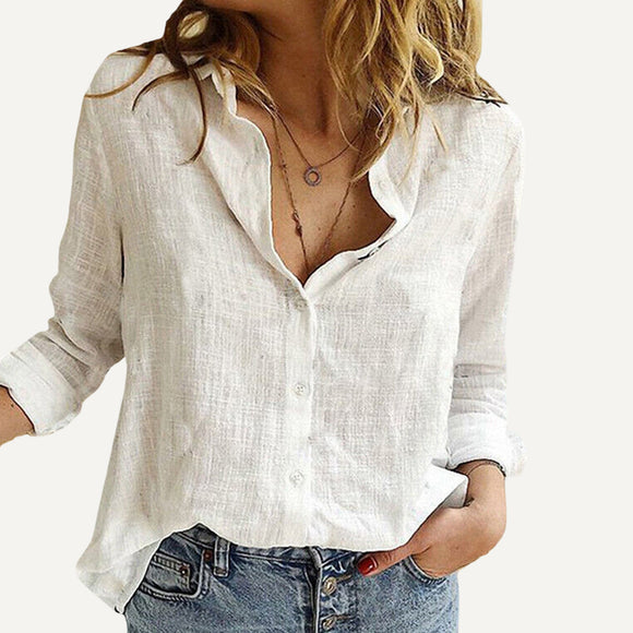 Camisa Lino Algodón (58% OFF) PROMO LIMITADA!