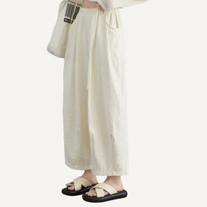 Pantalones Anchos Mujer Dama Elegante Casual Playa Formal Primavera Verano