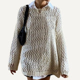 Sweater camiseta de manga larga. Tops sueter jerséis sueltos para mujer.