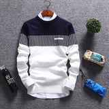 Suéter para hombre. Suéteres de punto a rayas.