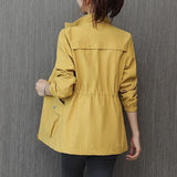Chaqueta chamarra campera casaca de doble capa para mujer. Abrigo. de mujer con cuello levantado
