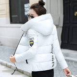 Chaqueta chamarra casaca con capucha acolchada de algodón para mujer. Campera Puffer