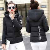 Chaqueta chamarra casaca con capucha acolchada de algodón para mujer. Campera Puffer
