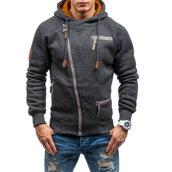 Campera chamarra casaca para hombres casual. Sudadera con capucha de manga larga.