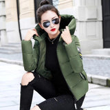 Chaqueta chamarra casaca con capucha acolchada de algodón para mujer. Campera Puffer