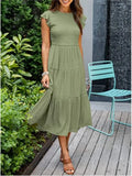 Vestido Largo Solero Mujer Primavera Verano Casual Elegante Varios Colores