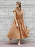 Vestido Oversize Manga corta. Vestido Algodón para mujer.