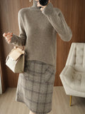 Sueter Cachemira Abrigo Tejido Mujer Dama Elegante Formal Casual Otoño Invierno Varios Colores