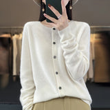 Cardigan Tejido Fit Mujer Varios Colores Otoño Invierno