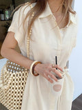 Vestido Camisero. Vestido largo para mujer. Camisa oversize.