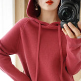 Buzo Sweater Hoodie Mujer Otoño Invierno Manga Larga Abrigado Capucha Casual Jumper