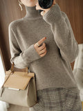 Sueter Cachemira Abrigo Tejido Mujer Dama Elegante Formal Casual Otoño Invierno Varios Colores
