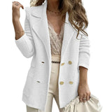 Cardigan Grueso Abrigo Chaqueta Mujer Dama Blanco Negro Celeste Crema Otoño Invierno Casual Formal Oficina