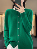 Cardigan Tejido Fit Mujer Varios Colores Otoño Invierno