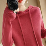 Buzo Sweater Hoodie Mujer Otoño Invierno Manga Larga Abrigado Capucha Casual Jumper