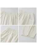 Pantalones Anchos Mujer Dama Elegante Casual Playa Formal Primavera Verano