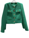 Chaqueta chamarra campera casaca elegante de lana para mujer