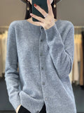 Cardigan Tejido Fit Mujer Varios Colores Otoño Invierno