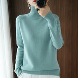 Sueter Cachemira Abrigo Tejido Mujer Dama Elegante Formal Casual Otoño Invierno Varios Colores