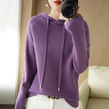 Buzo Sweater Hoodie Mujer Otoño Invierno Manga Larga Abrigado Capucha Casual Jumper