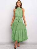 Vestido largo lunares. Vestidos casuales para mujer.