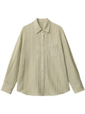 Blusa Camisa Mujer Dama con Diseño Flor en Espalda Primavera Verano Casual Playa Ligero Fresco
