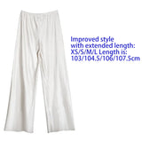 Pantalones Largos Satin Elegantes Formal Fiesta Verano Mujer Dama