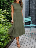 Vestido Largo Solero Mujer Primavera Verano Casual Elegante Varios Colores