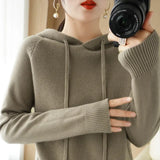 Buzo Sweater Hoodie Mujer Otoño Invierno Manga Larga Abrigado Capucha Casual Jumper