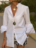 Blusa Mujer Manga Larga Primavera Verano Sexy Casual Formal
