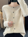 Cardigan Tejido Fit Mujer Varios Colores Otoño Invierno