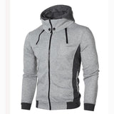 Chaqueta campera chamarra casaca con cremallera para hombre. Abrigo con capucha.