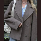 Blazer Chaqueta Mujer Dama Abrigo Forma Elegante Urbano Otoño Invierno