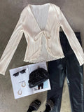Cardigan Mujer Dama Casual Elegante Primavera Verano