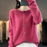Cardigan Tejido Fit Mujer Varios Colores Otoño Invierno