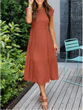 Vestido Largo Solero Mujer Primavera Verano Casual Elegante Varios Colores