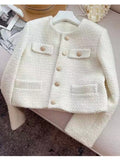Chaqueta chamarra campera casaca elegante de lana para mujer