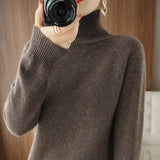 Sueter Cachemira Abrigo Tejido Mujer Dama Elegante Formal Casual Otoño Invierno Varios Colores