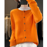 Cardigan Tejido Fit Mujer Varios Colores Otoño Invierno