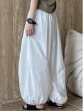 Pantalones Bombachos Holgados Sueltos Amplios Ligeros Algodon Casual Primavera Verano